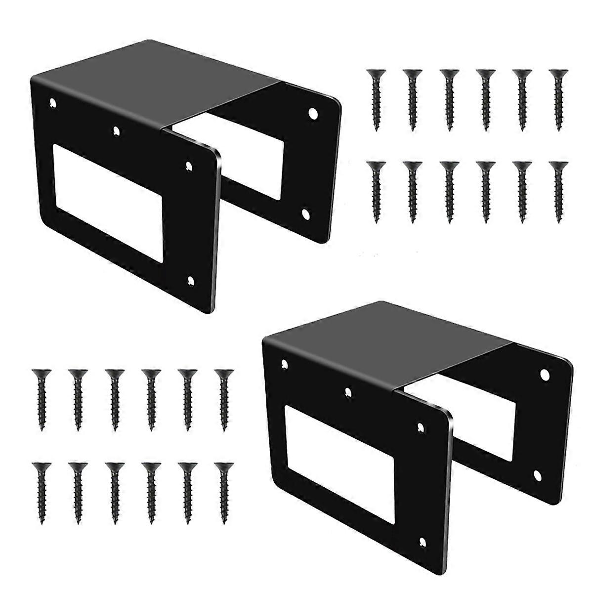 2pcs Adjustable Firewood Racks Heavy Duty Log Storage Solution Bracket Kits Indoor and Outdoor Use