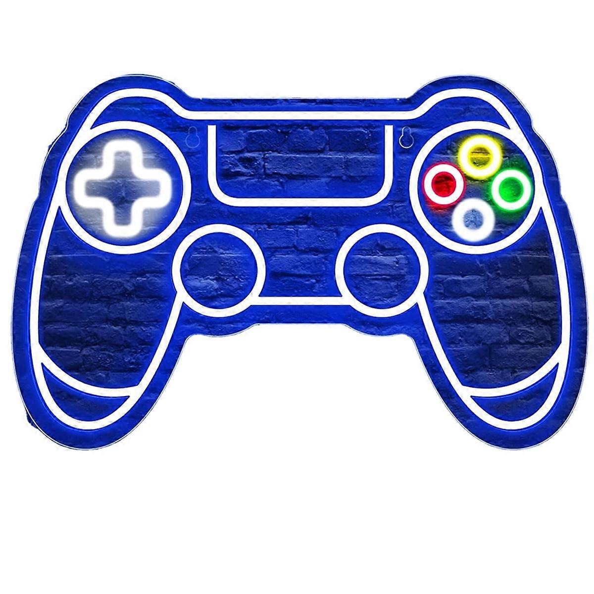 Gaming Neon Sign for Gamer Wall Decor - Adjustable Brightness USB Powered Adjust LED Lights Signs,