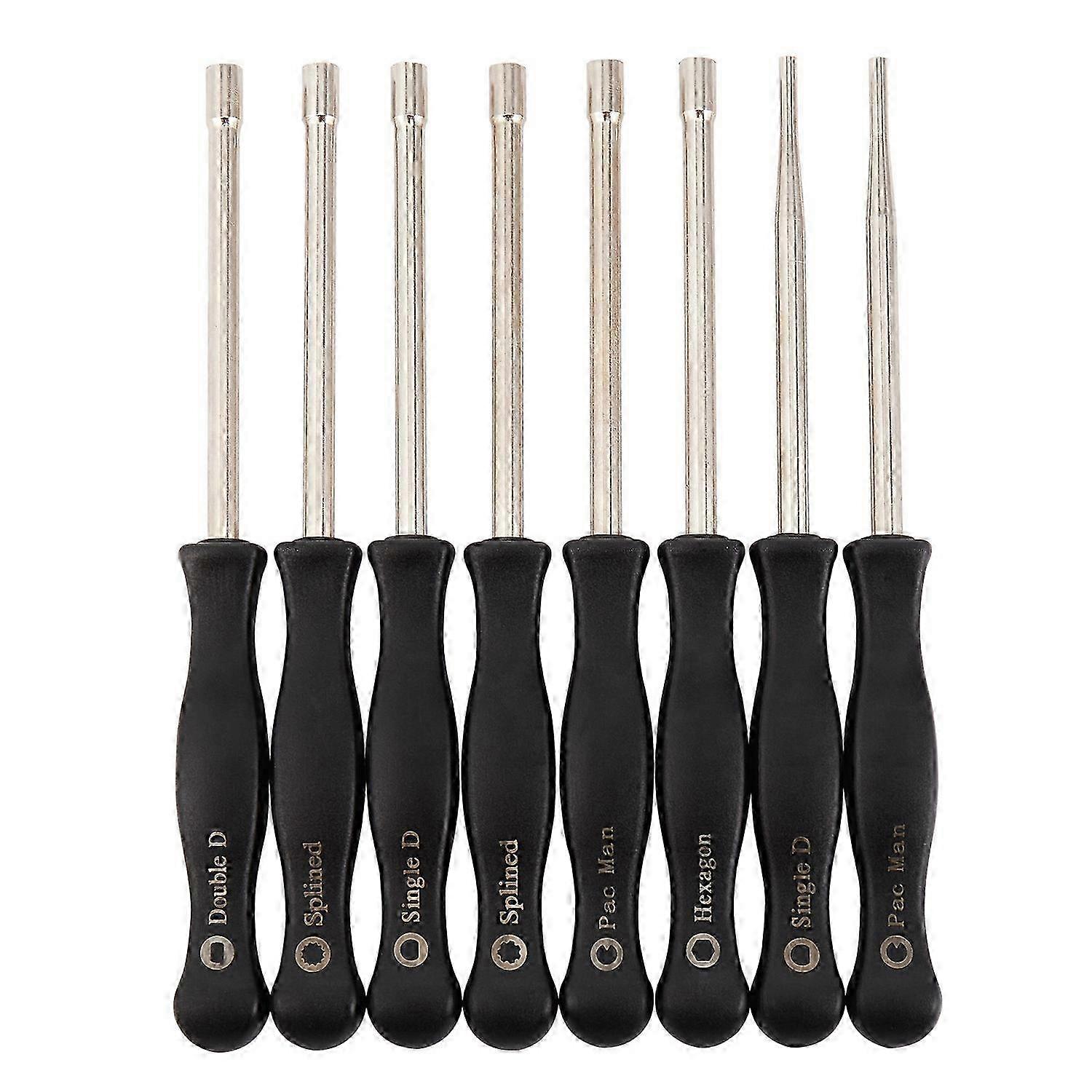 Adjust & Repair Carburetors with our 8-Piece Screwdriver Kit including Single D & Double D Hexagon Hex Socket Tools