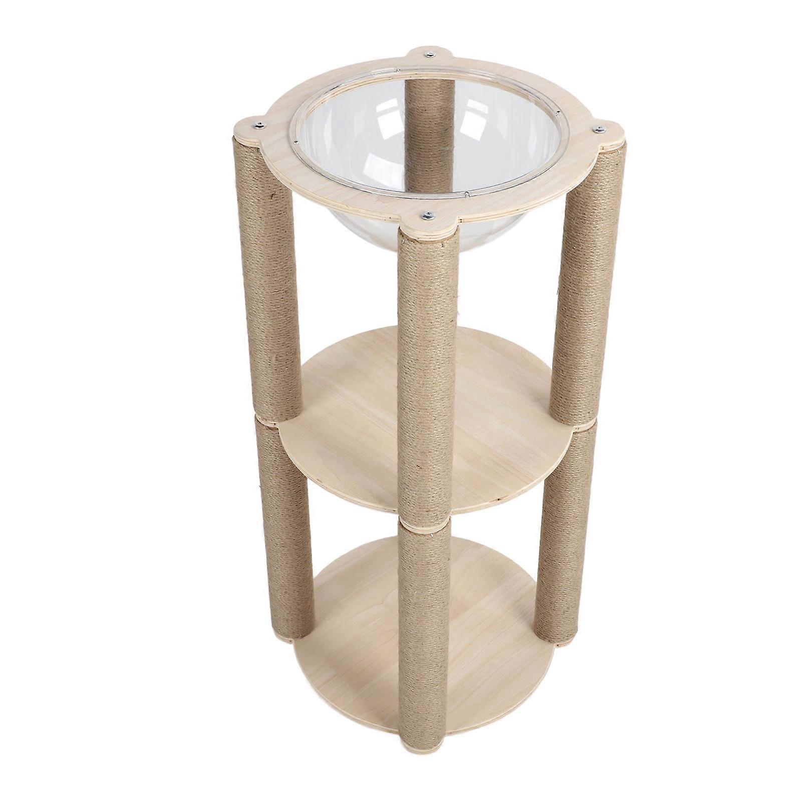 Cat Tree Indoor Cat Scratching Post Tower 45x43cm Stable Play House