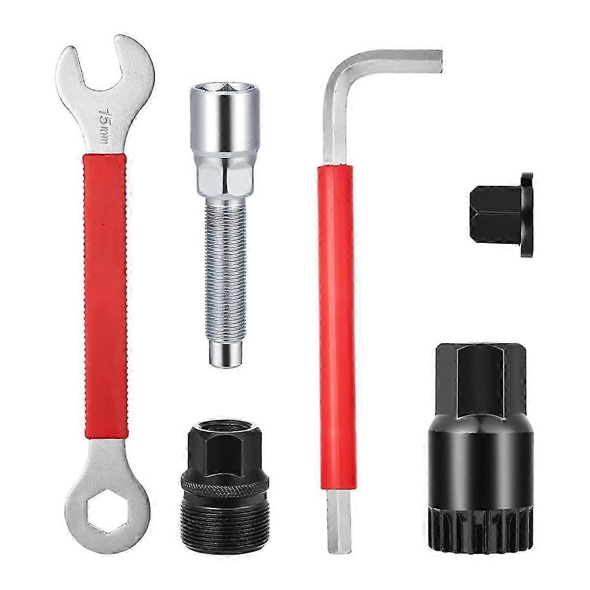 7 In 1 Multifunction Bicycle Repair Kit ,Bike Crank Arm Puller