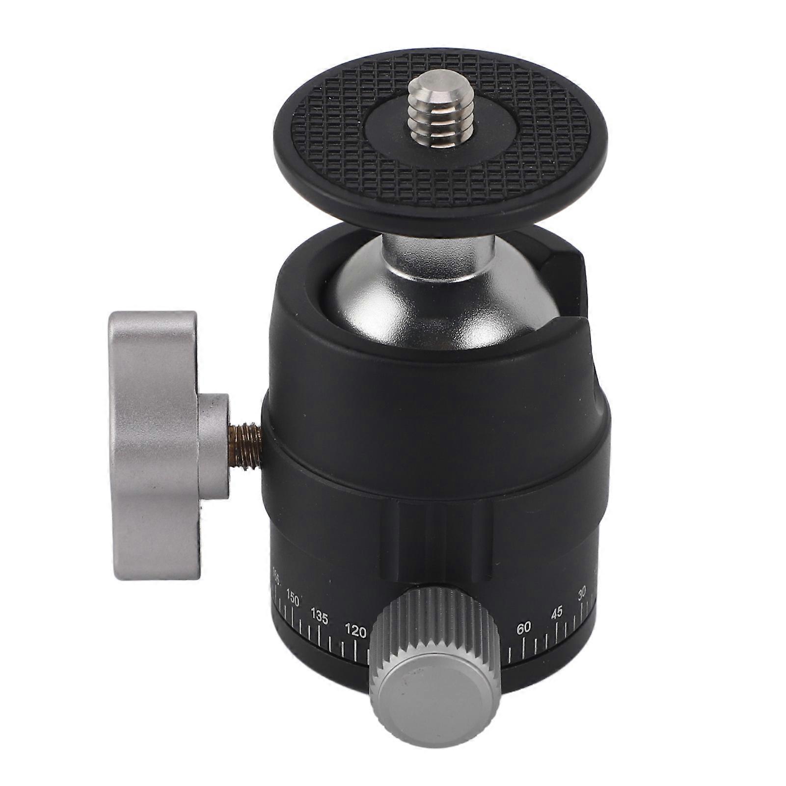 360° Panoramic Mini Ball Head Tripod, 1/4in Thread, 33x57mm