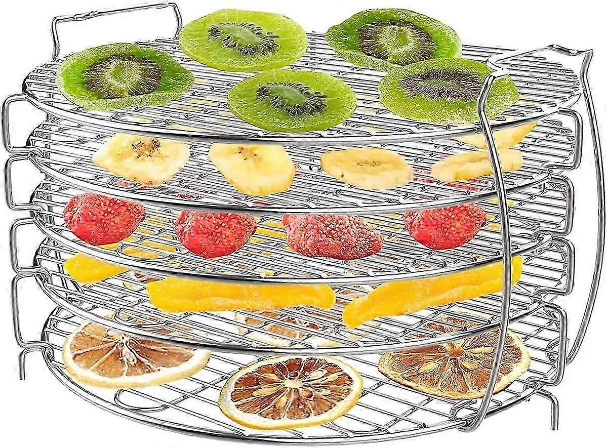 5-Layer Dehydrator Rack Compatible with Ninja 6.5qt and 8qt Air Fryers