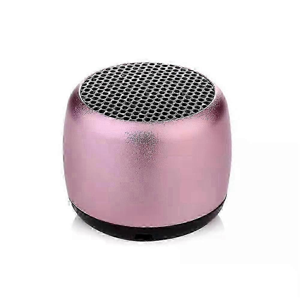 Portable Bluetooth Speaker, Wireless Music Player, Mini Stereo Audio, Outdoor Subwoofer, USB Speaker--Pink