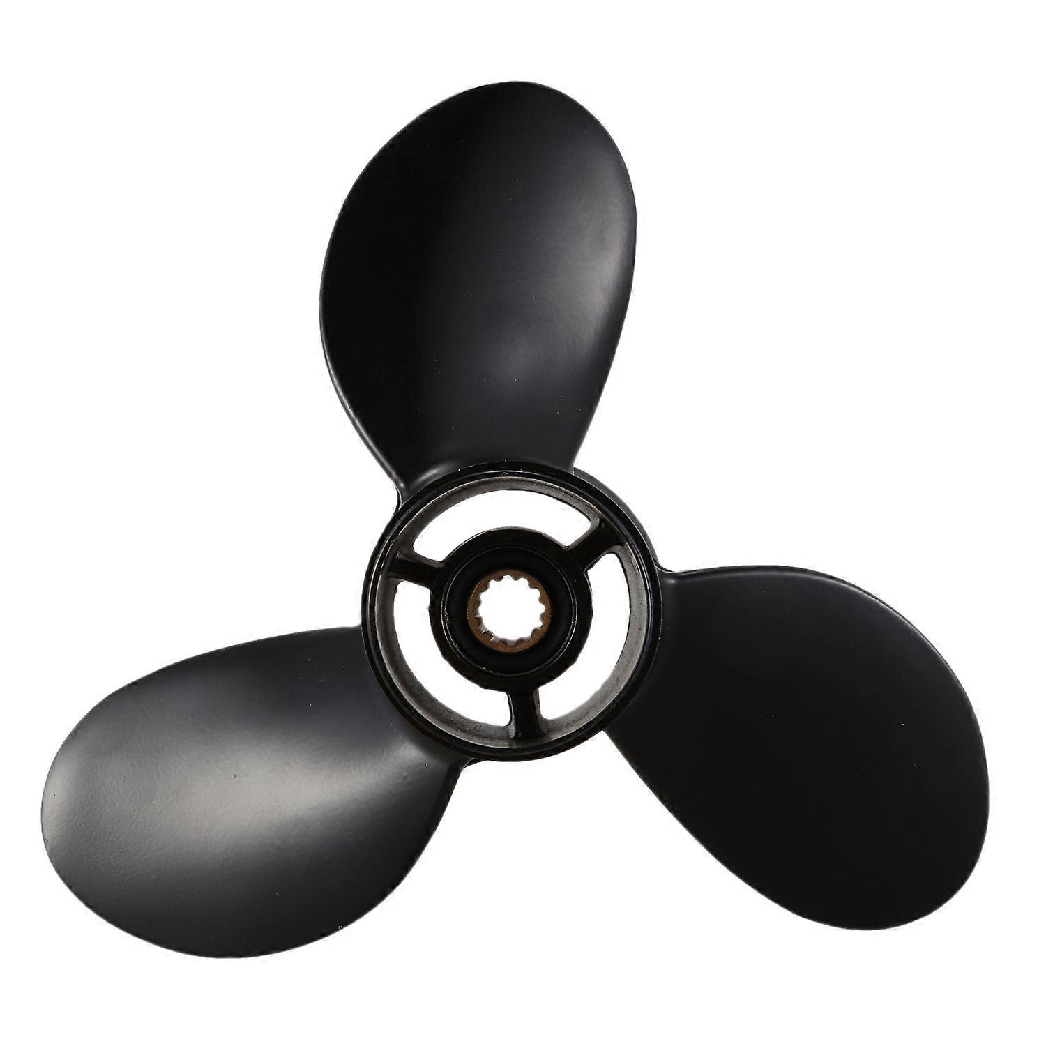 8.9*8.5 Black Boat Outboard Propeller for Tohatsu 2 Stroke 9.8HP Aluminum Alloy 3B2-64517-0 Boat Mo