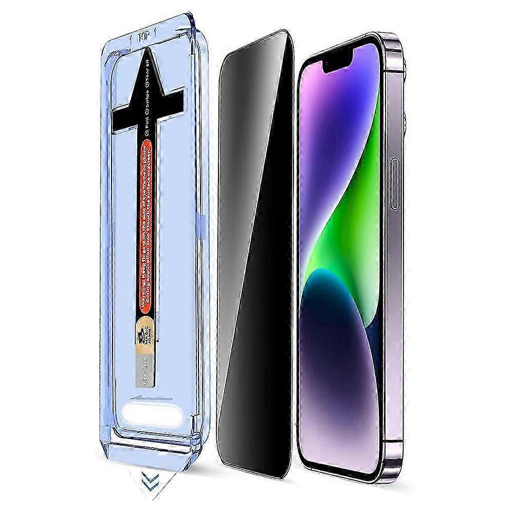Anti Spy Privacy Screen Protector for  14 Plus with Auto Dust Removal Tool