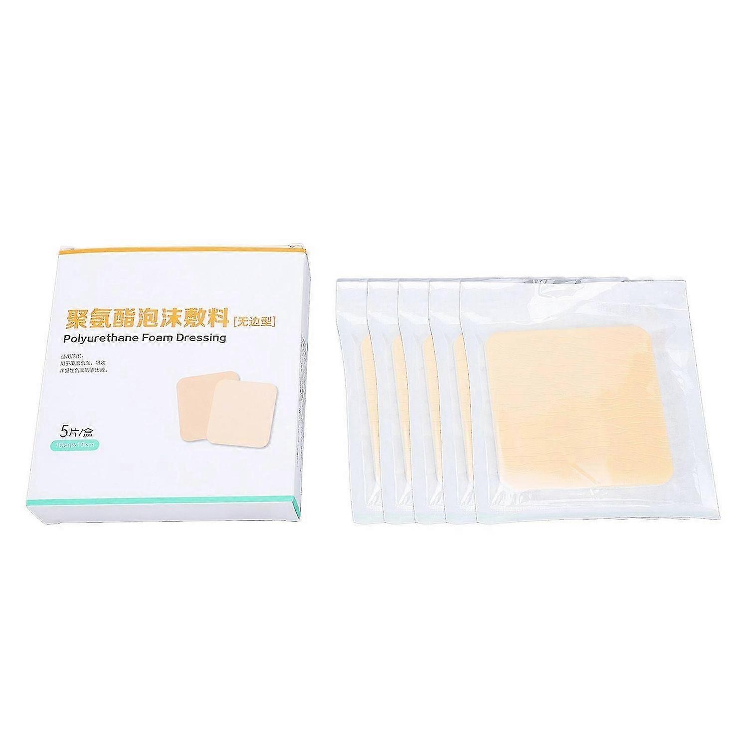 2025 Latest Model 5Pcs Borderless Adhesive Dressing Pad Waterproof Breathable ...