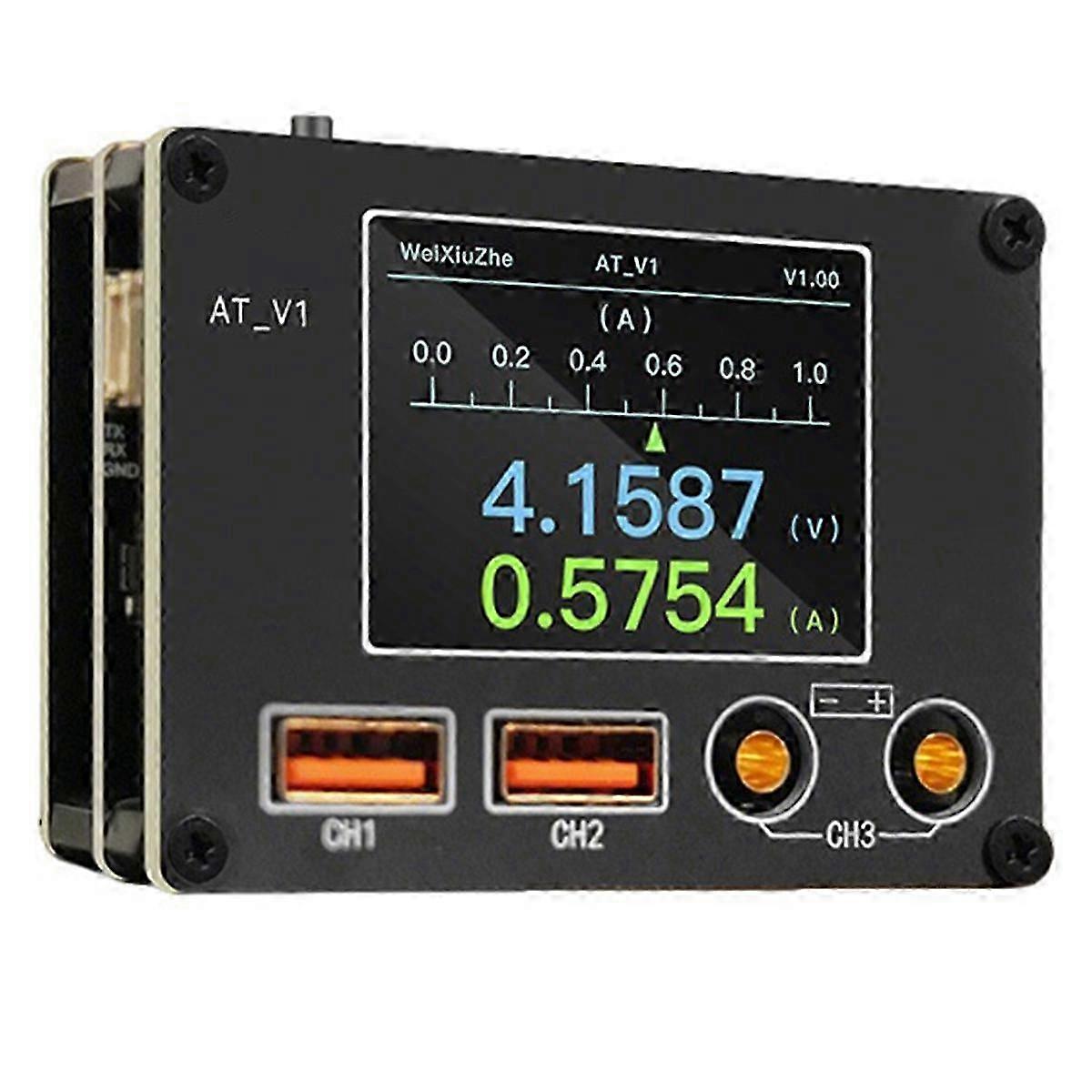 ATV1 multifunktionell strömmätare: Digital display med hög precision för provtagning för Android felanalys med UART