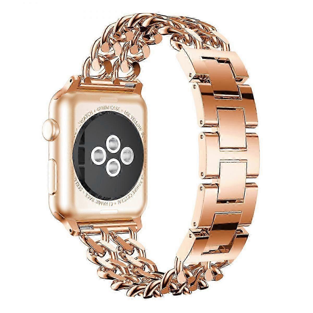Cowboy Metal Band Compatible for Apple Watch Band Series 8 7 6 SE 4 5 3 2 1 42/44/45mm, Wristband Strap Bracelet