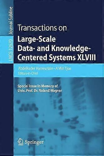 Transactions On Largescale Data And Knowledgecentered Systems Xlviii Paperback