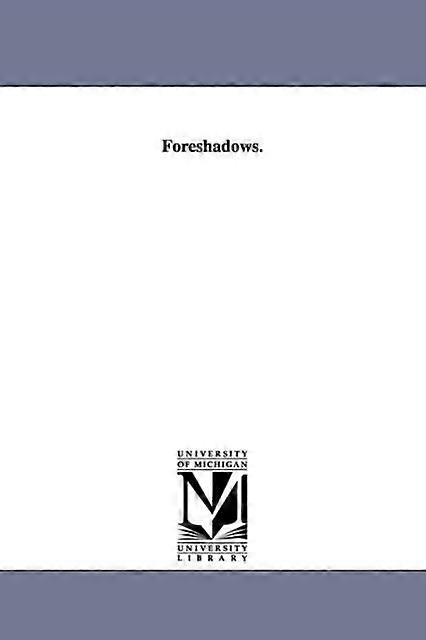 Foreshadows - John Cumming - en Book