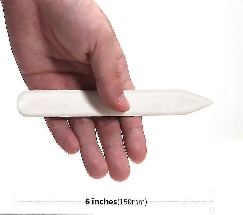 Genuine Bone Leather Crafting Tool, Multi-Use For Bookbinding And Scrapbooking, Real Bone Folder Safe For All Surfaces 2025