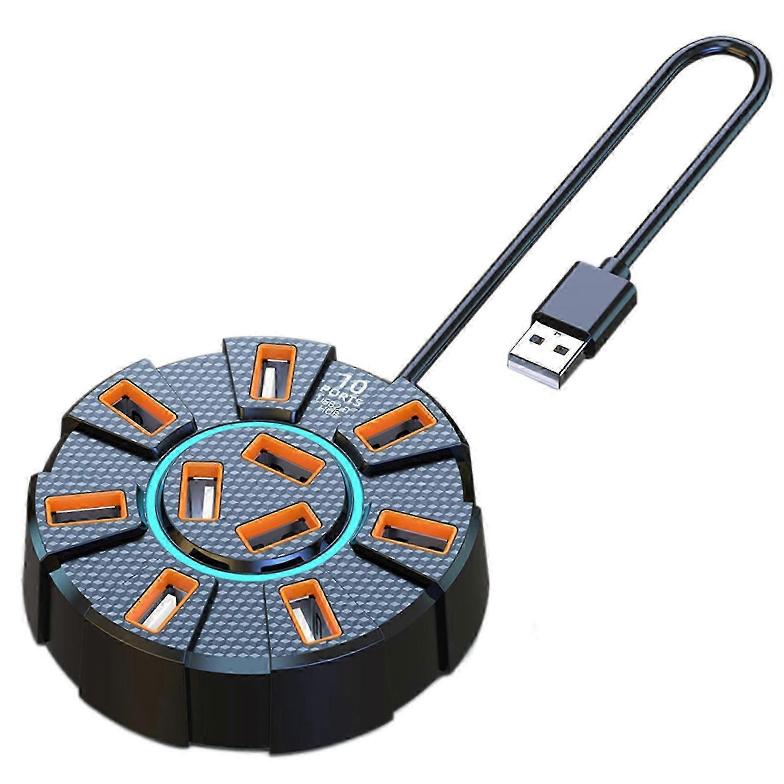 Usb 2.0 Extender Hub For Multiple Devices Desktop Multi-Functional Hub Dock for HomeOffice