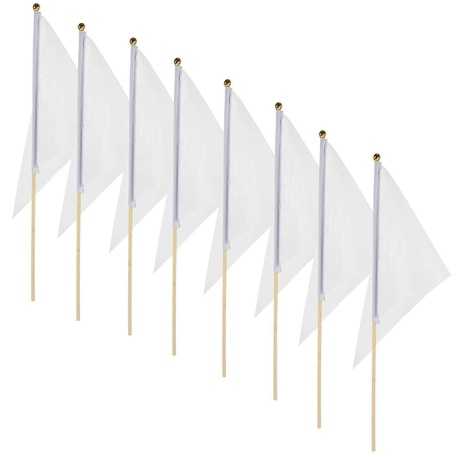 Lawn Marking Flags Garden Marker Flags for Yard Use 16Pcs with Poles