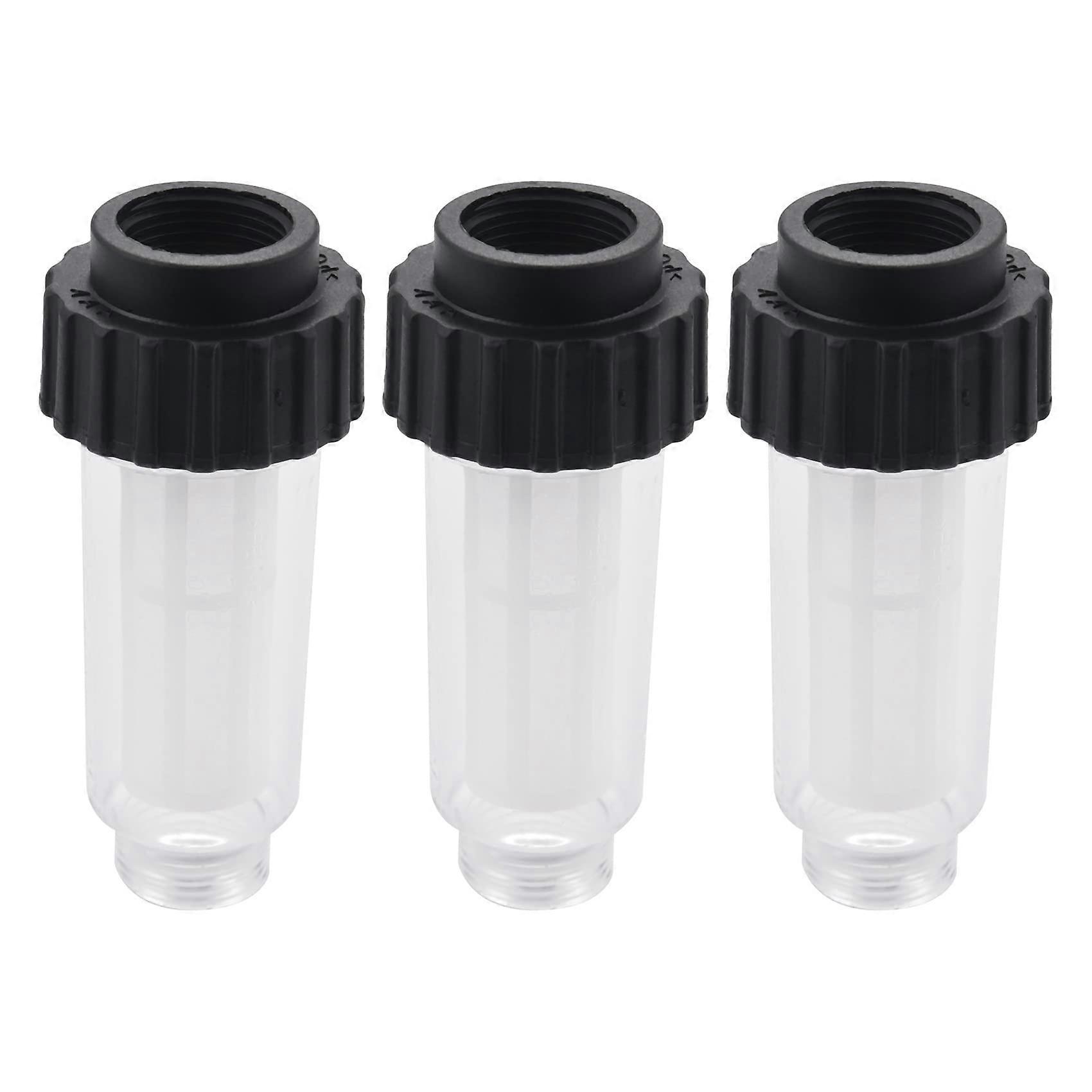 Pressure Washer Water Inlet Filter 3/4 Inch Threaded, Cleanable Inline Hose Filter