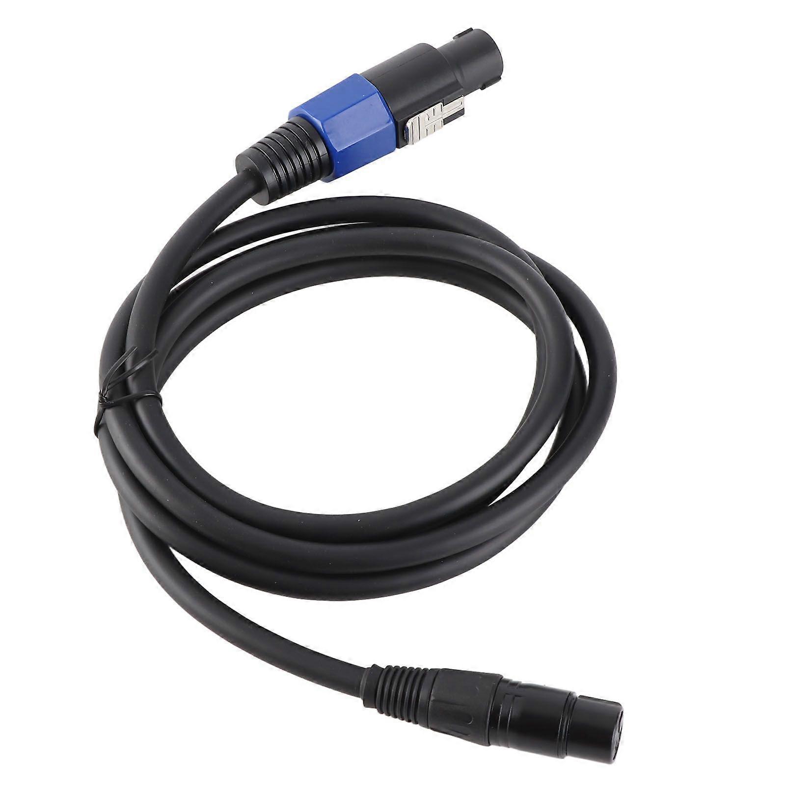 Speaker Female to XLR 3Pin Male Cable Professional Speaker Extension Cable for Stage Speaker High Power Loudspeaker Mic