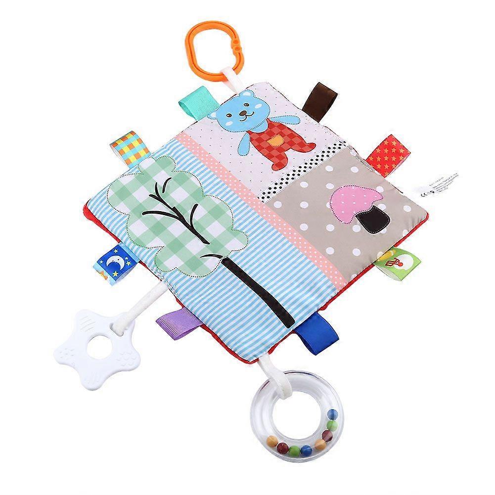 Baby Infant Soft Towel Toy Teething Soothing Pacifier Cute Cartoon Plush Hand Towel(#3)