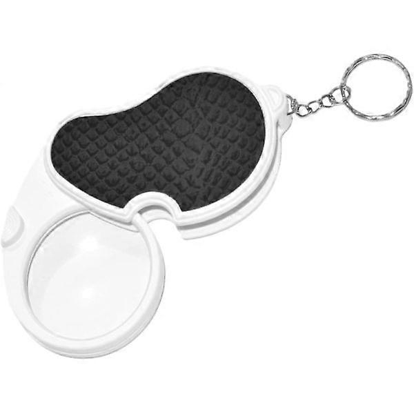 1pc LED light magnifier 5x illuminated magnifier foldable and portable with 45 mm diameter