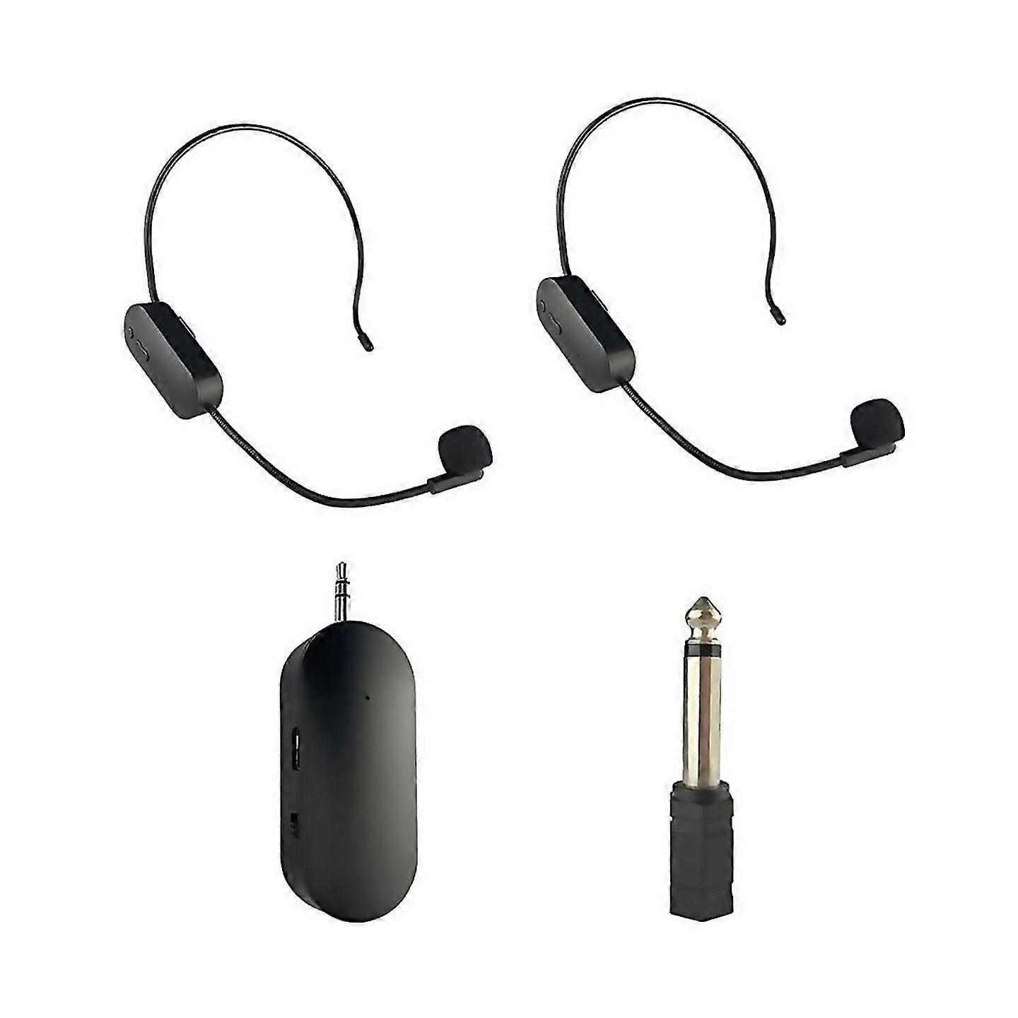 For 24g Wireless Headmounted Microphone Set With Receiver 1