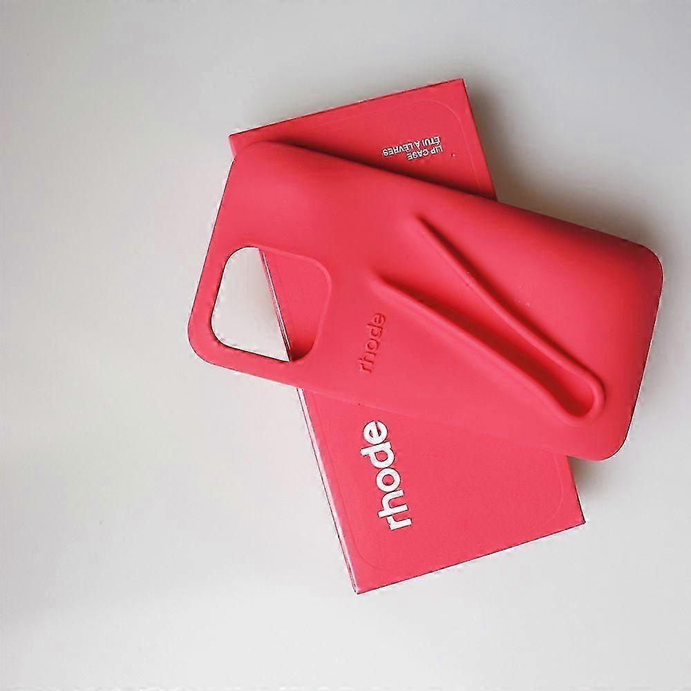 Lipstick lip silicone full package suitable for iPhone 13/14/15 pro max mobile phone case for iPhone