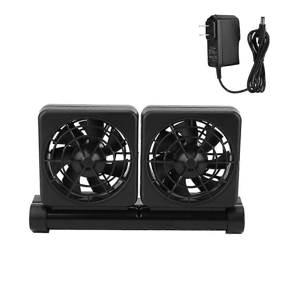 Mini ventilateur de refroidissement réglable à double tête pour aquarium