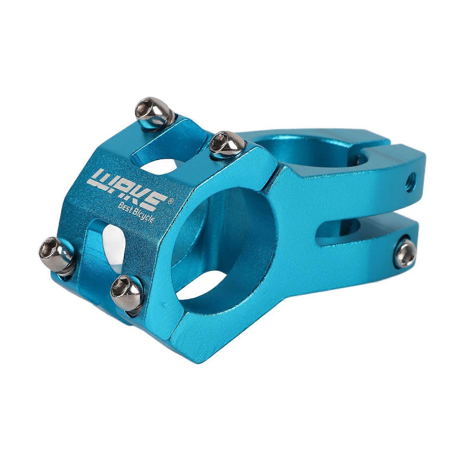 31.8mm Aluminum Alloy Mountain Bike Handlebar Fixed Stem Cycling Accessory (Blue)