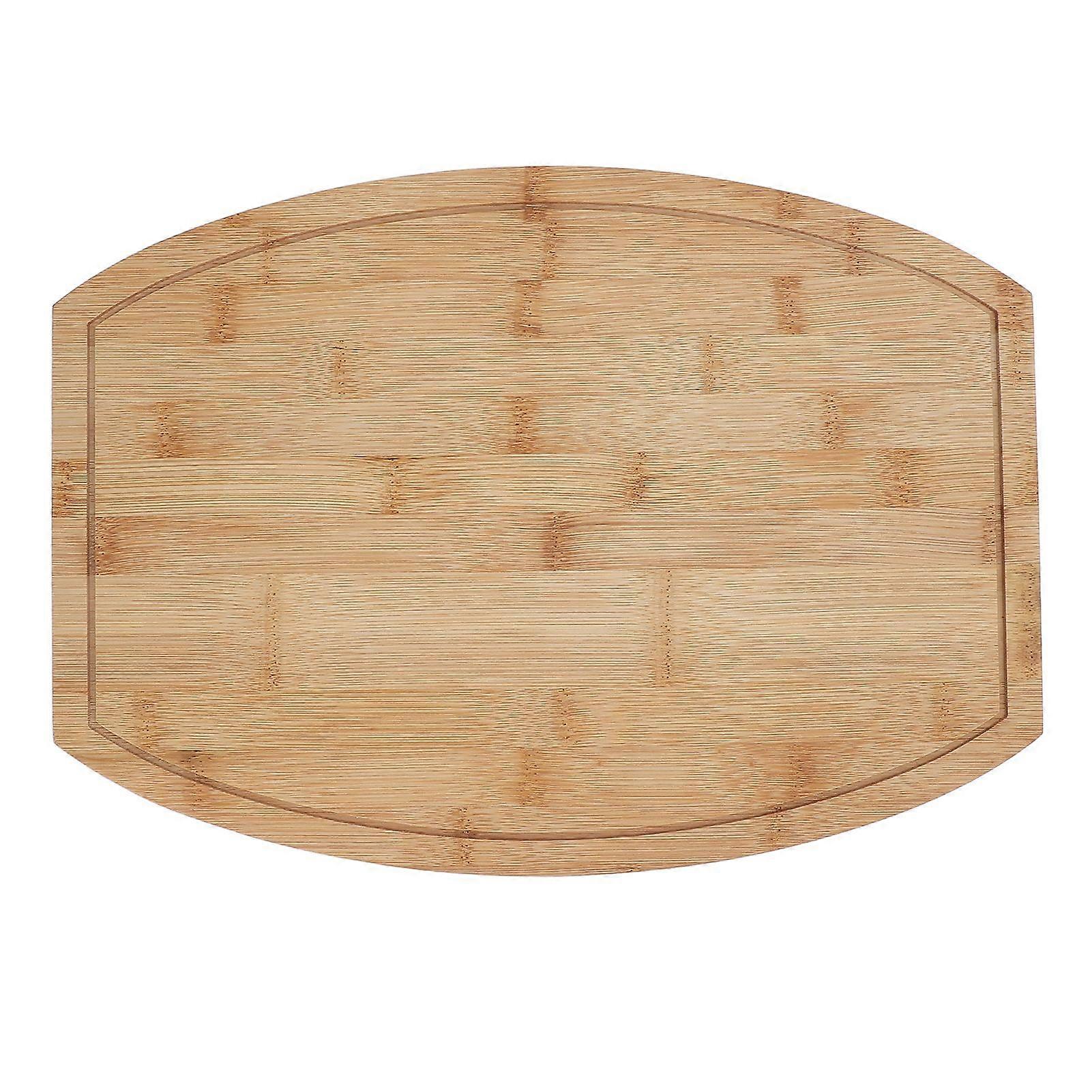 Corner Counter Cutting Board Bambusoideae with Slot Space Saving for Kitchen Top Irregular Shape