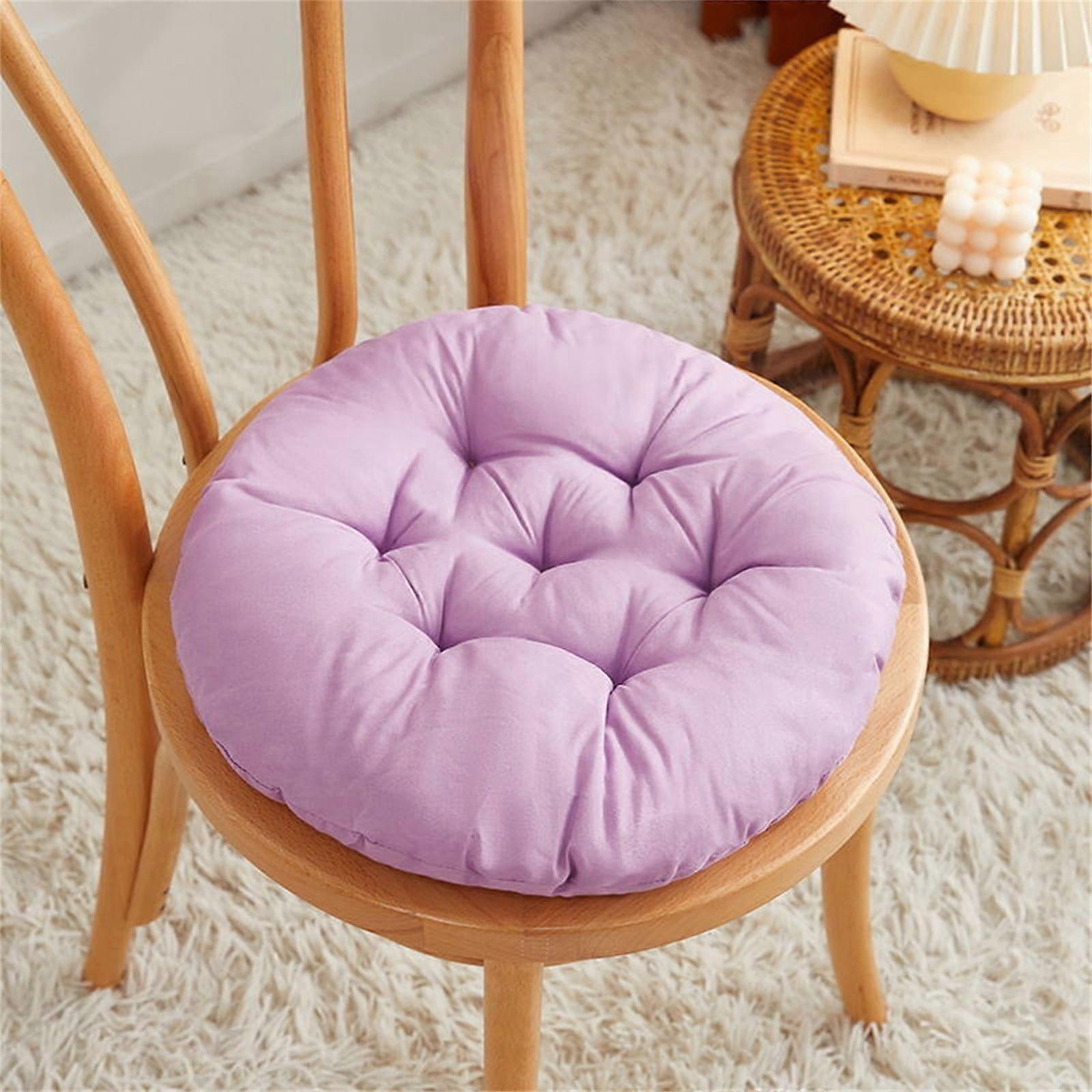 YOLOKE Soft Foam Seat Cushion for Sofa, Bar Stool, Office Chair, and Computer Seat Padding(Purple)