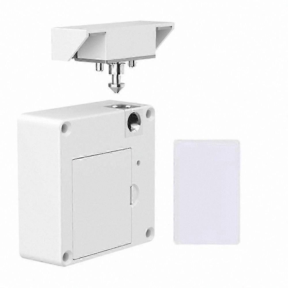 NFC Card Drawer Lock Punch-Free Invisible Electronic Hidden Lock for Wooden Cabinets
