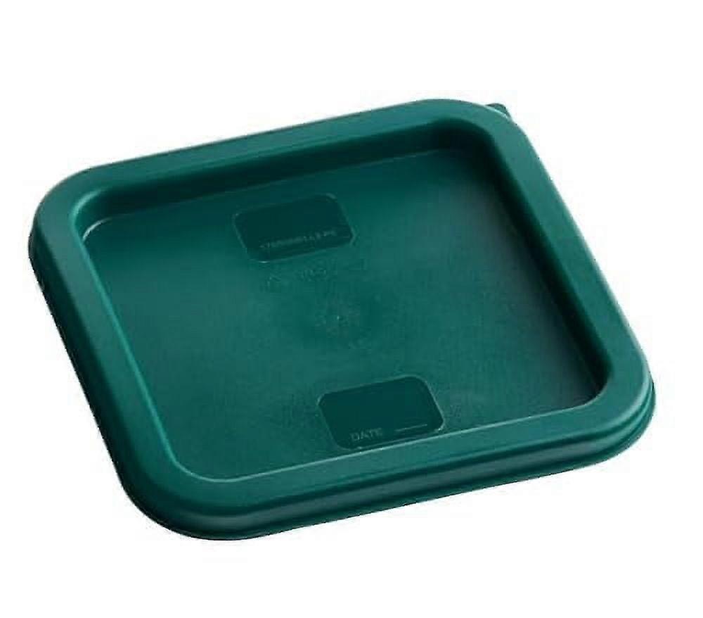 Soro Essentials Polyethylene Square Lid, Green, Fits 2 & 4 qt - Stackable Kitchen Storage Container Lid, compatible with Soro containers