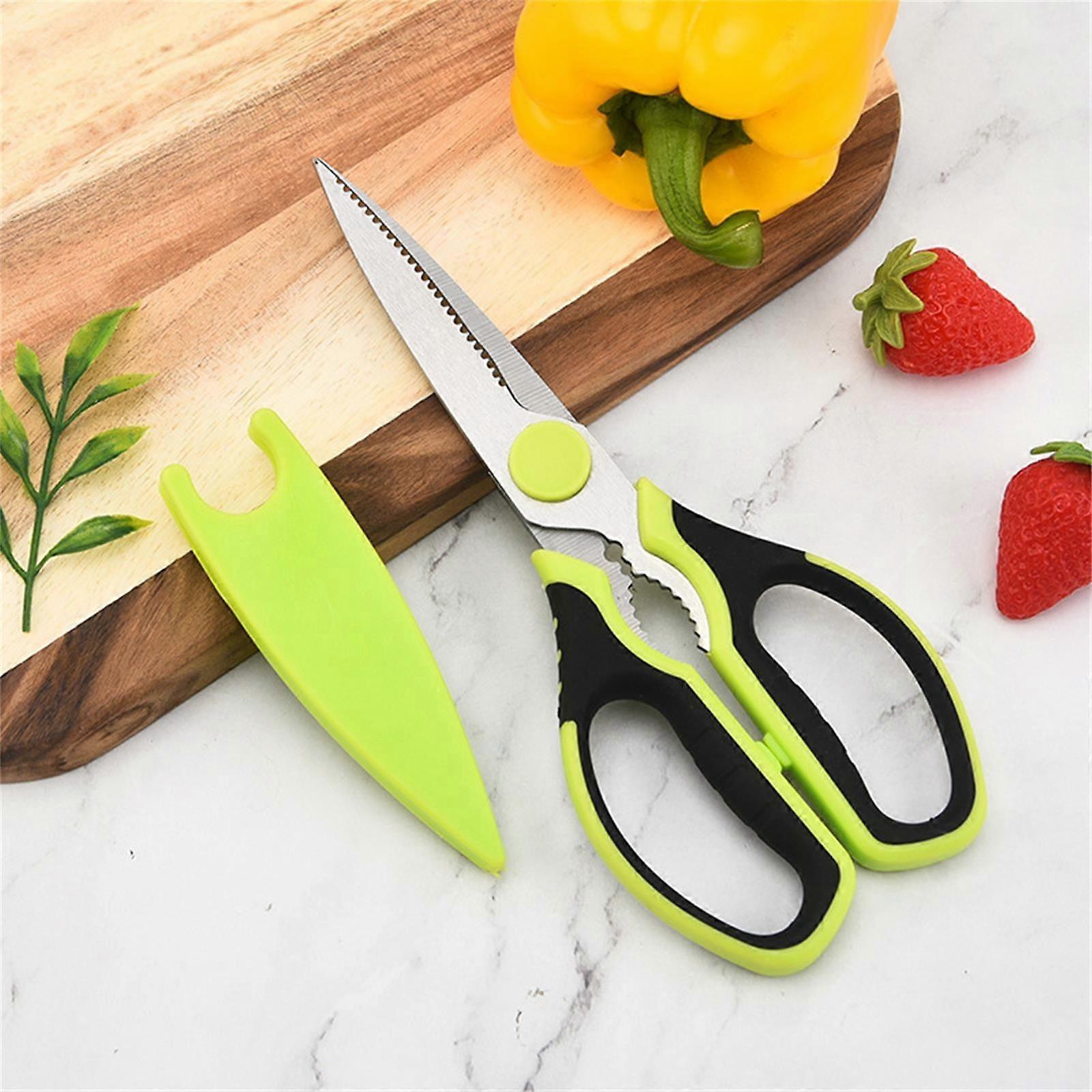 Clearance Kitchen Scissors, compatible with Sharp Stainless Steel, Heavy-Duty & Versatile for All Your Kitchen Needs