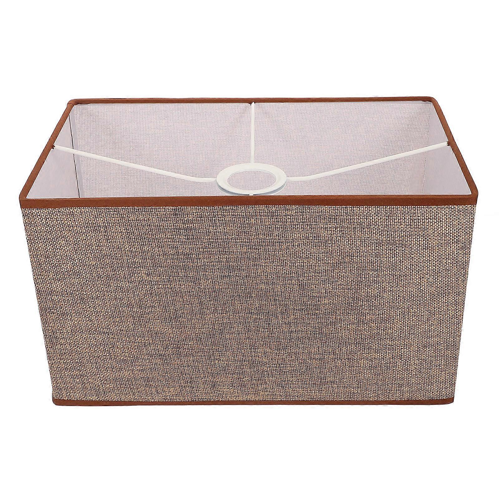 Coffee Cloth Lampshade for Decor Simple Light Protector