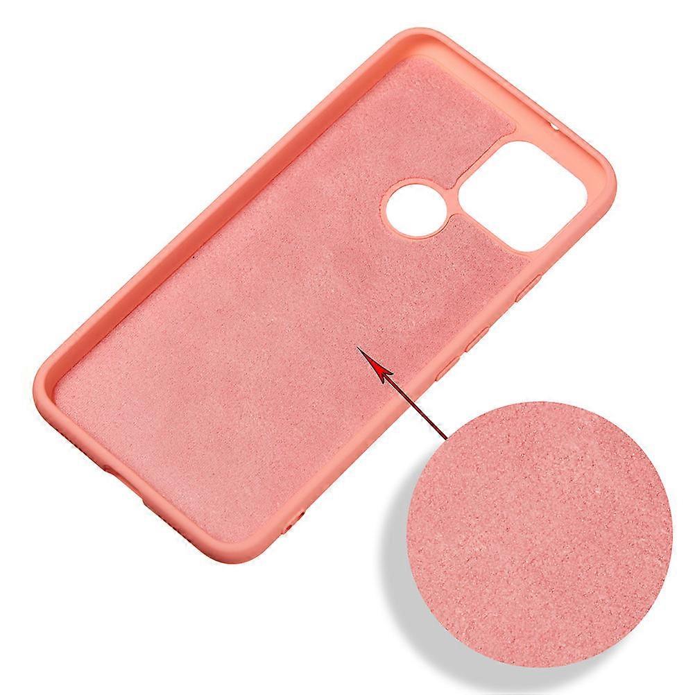 Protective Case Shockproof Scratch-resistant Pixel 5 Cover Pink Microfiber Lining 1Set