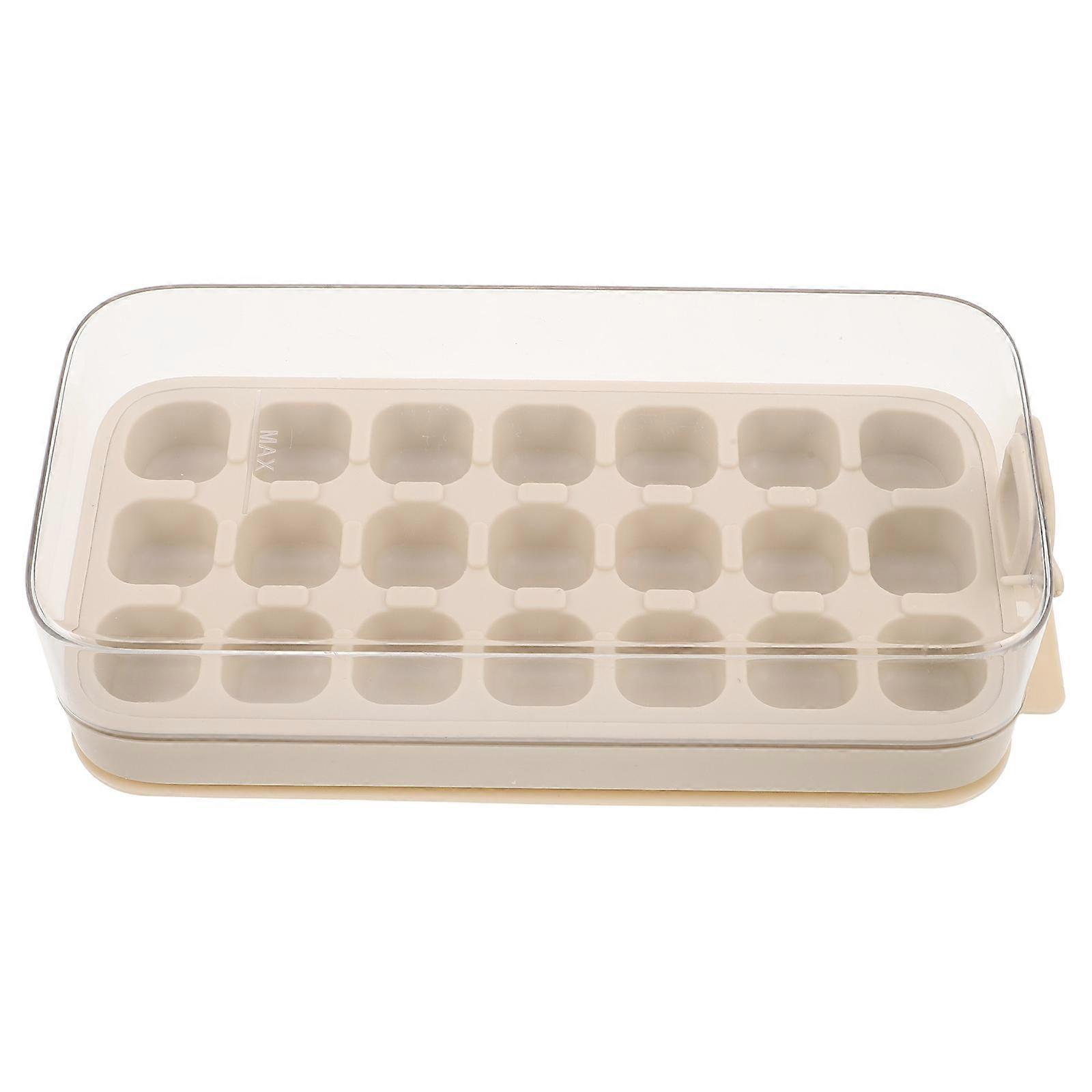 Ice Cube Tray with Lid for Making 3Pcs Silicone Mold for Freezer