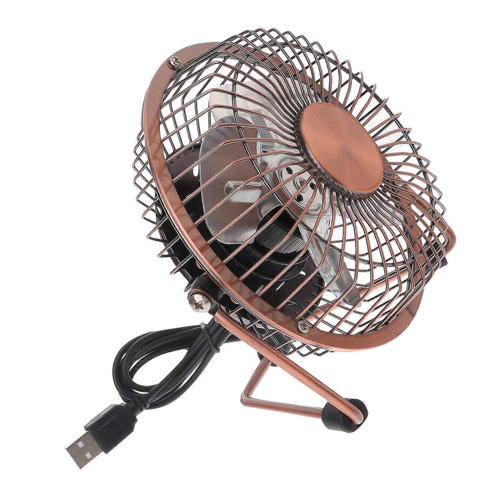 USB Fan 2Pcs Mini Table Fan for Cooling Use Portable and Quiet Design