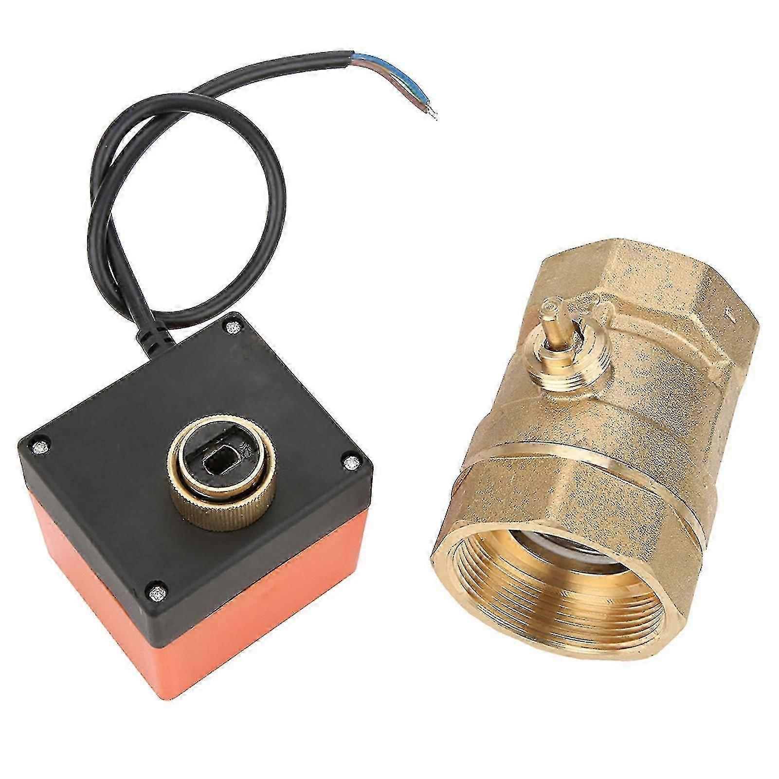 Ac 220v G2 Dn50 2-way 3-wire 2-point Control Brass Electrical Motorized Ball Valve SZRH A-C 2025