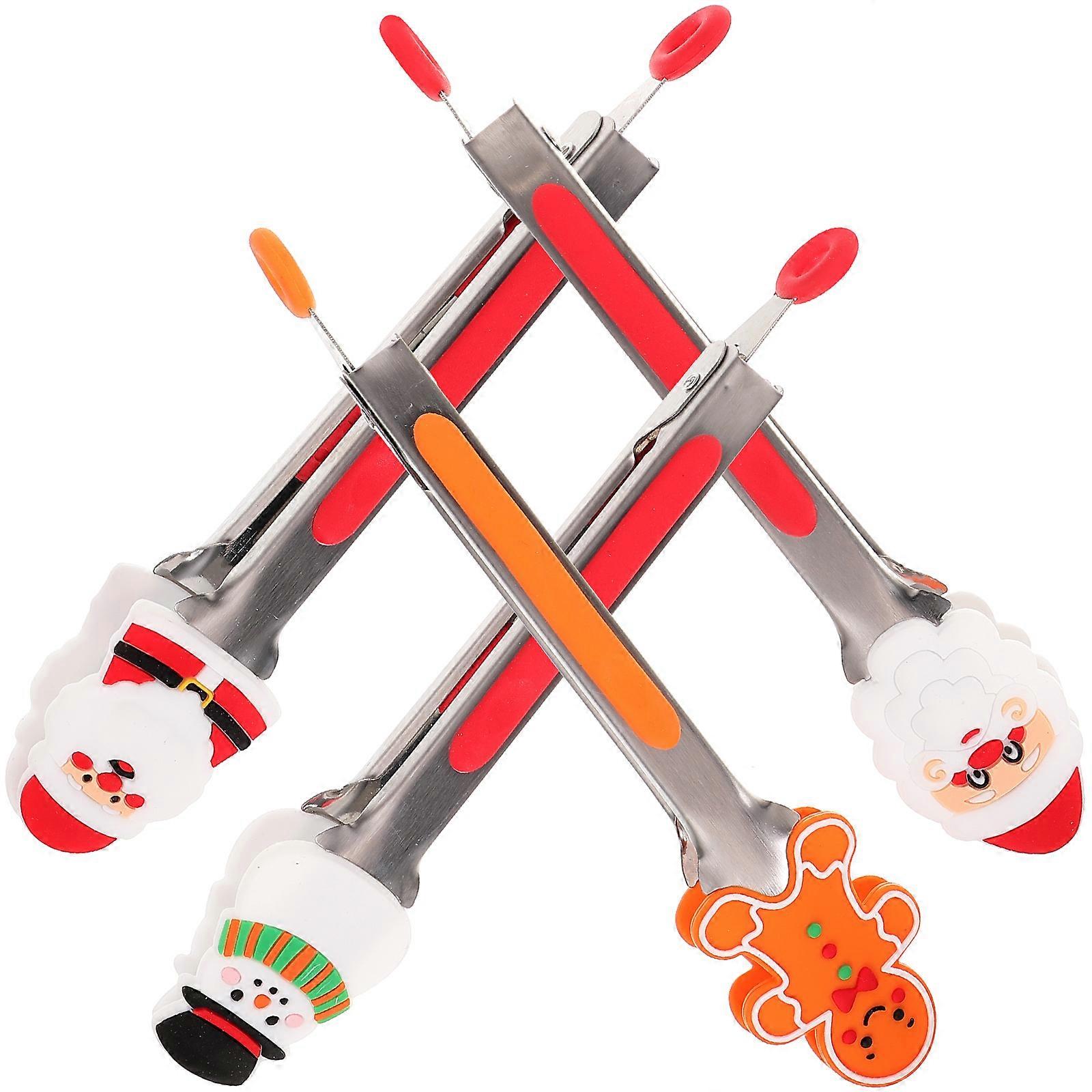 Multi-Function Food Serving Tongs 8 Pcs Long Handle Design For Home And Restaurant Camping Barbecue Easy Clamping Silicone Tips