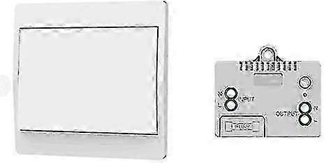 25-26 Self-powered wireless switch, battery-free, wireless remote control for lights