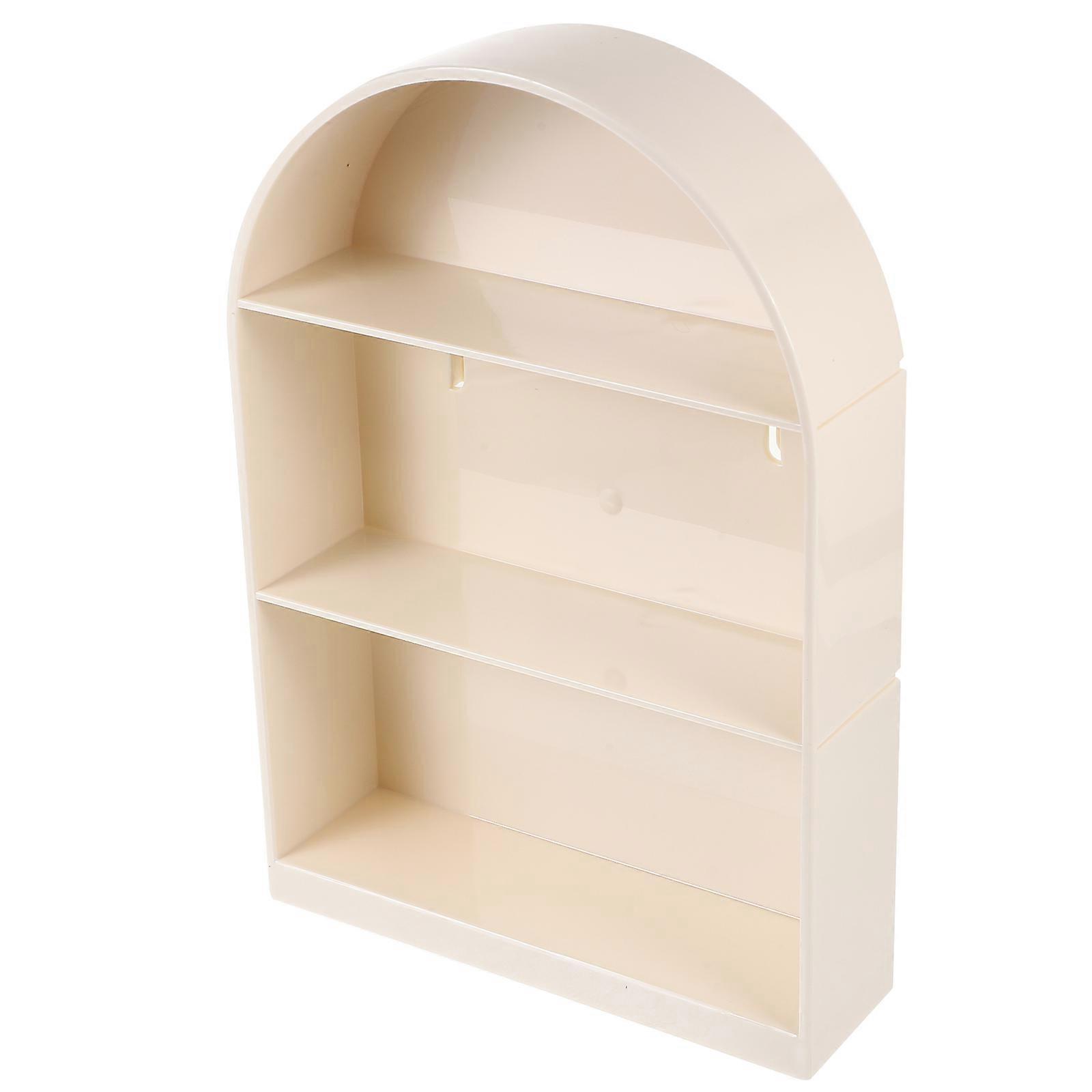 3Pcs Plastic Wall Figurine Display Rack for Storage and Display