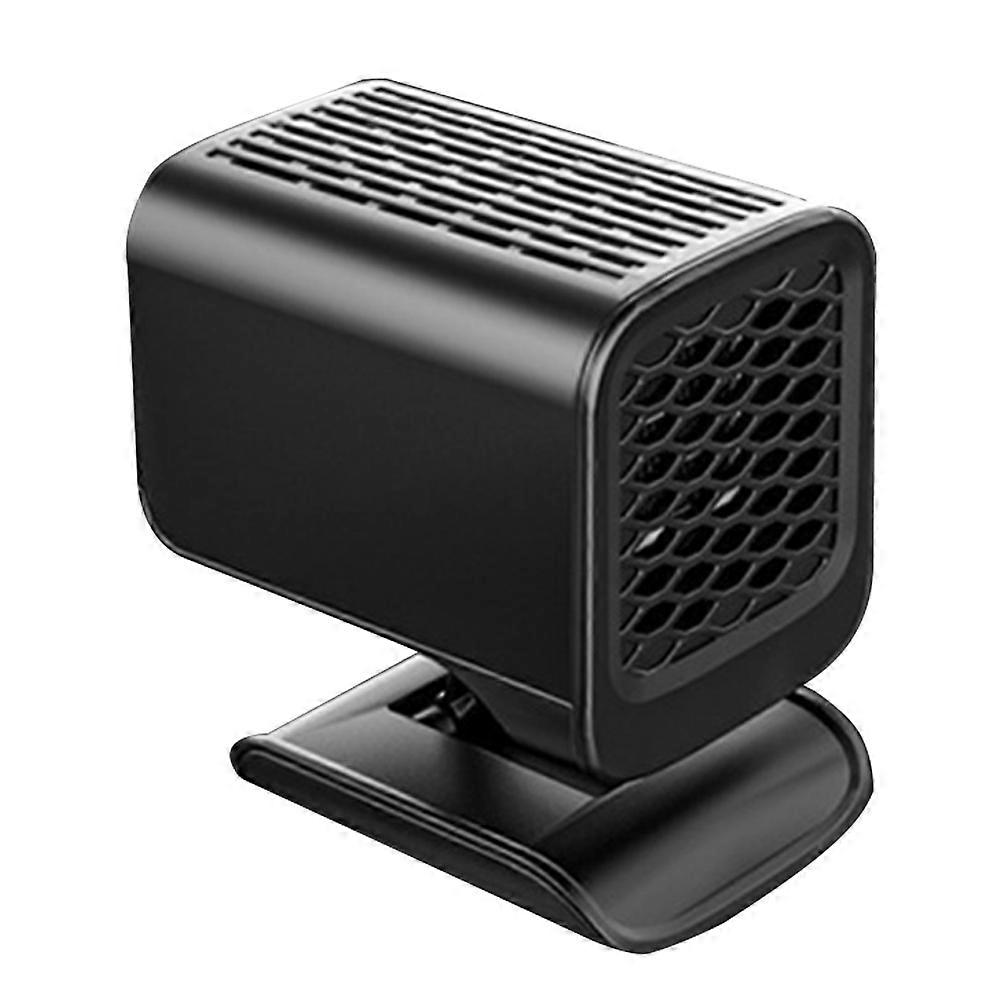 Car Plug In Heater 2Pcs Fast Heating Defroster For Car Windshield Black Portable Design Adjustable Airflow For Winter Driving