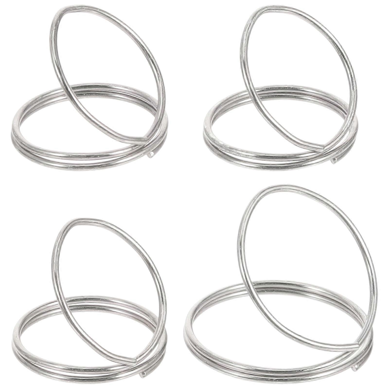 Finger Picks 5 Sets Hollow Design Silver Ring Picks For Guitar And Banjo Players With Durable Wear Resistant Features