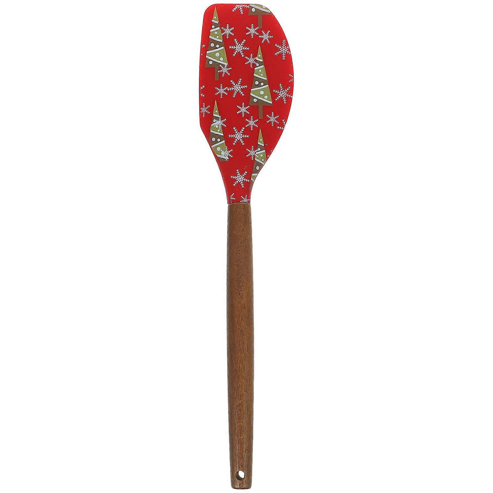 Christmas Baking Spatula Silicone Kitchen Spatula for Decorating 5Pcs