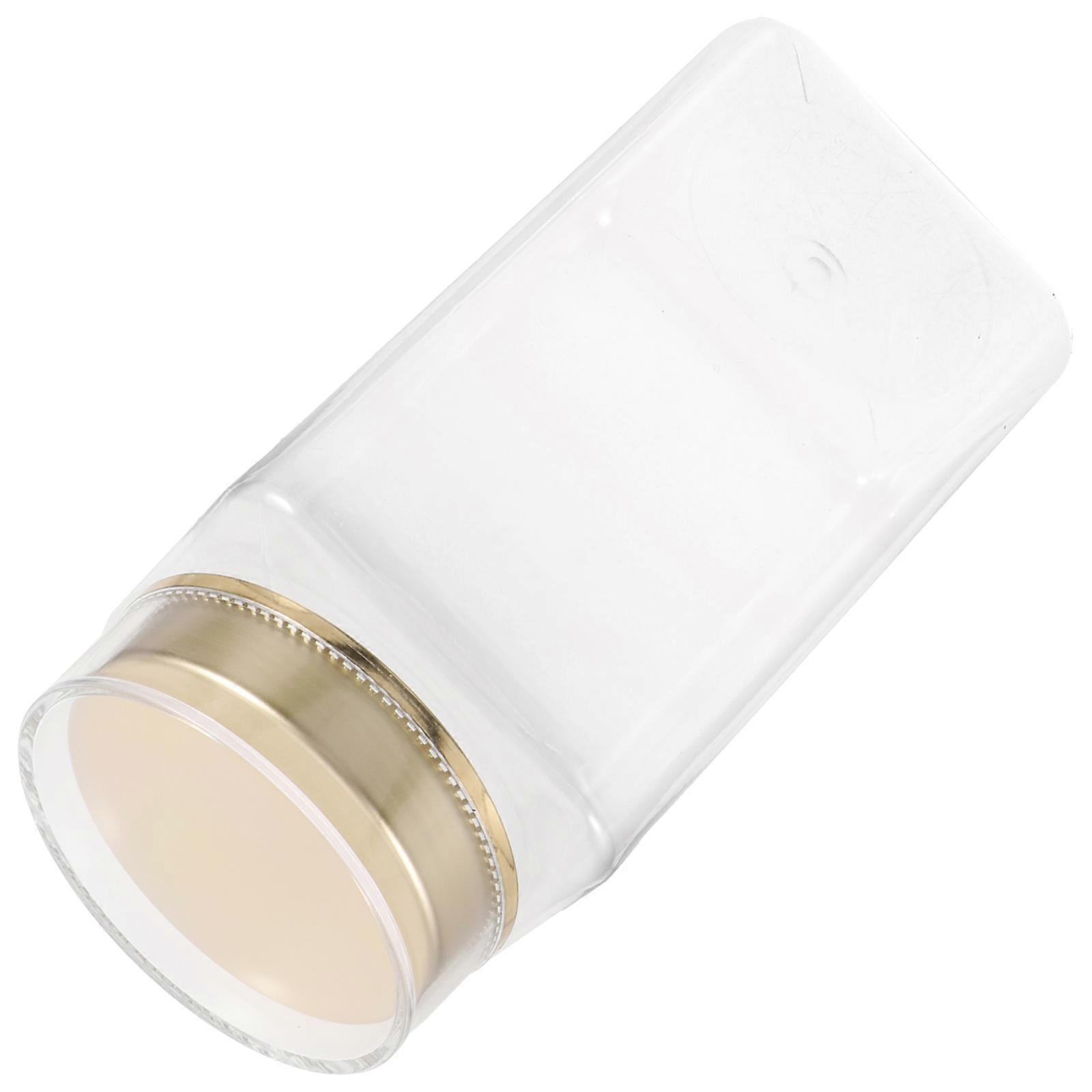 Coffee Bean Jar Plastic Grain Canister for Storage Use 3Pcs Clear