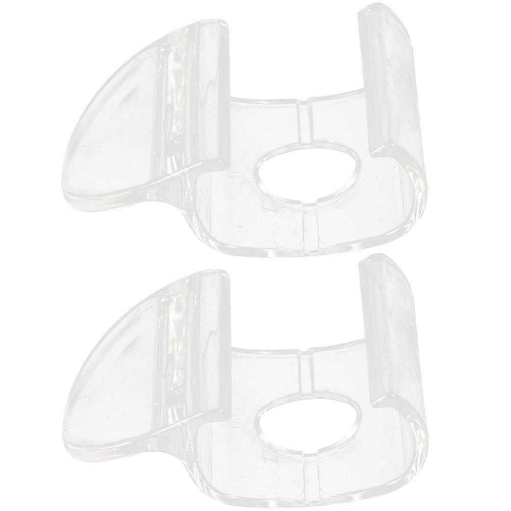 Utskiftbare trådløse persiennerhåndtak til bunnskinnehåndtak, gjennomsiktige 2 stk.