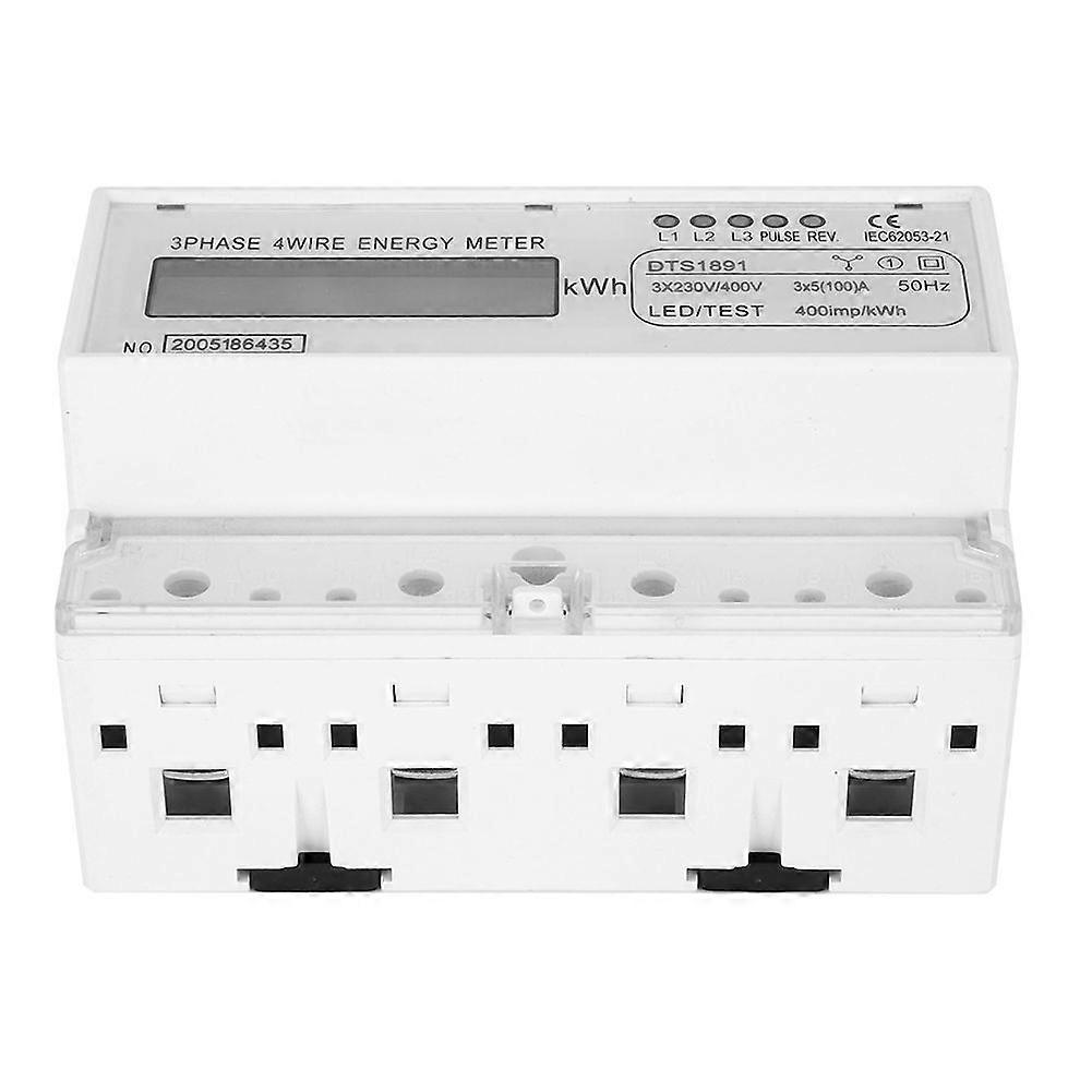 3&#8209;Phase Meter 4&#8209;Wire 7P LCD Small Portable Lightweight Digital Integrated Circuits Accurate