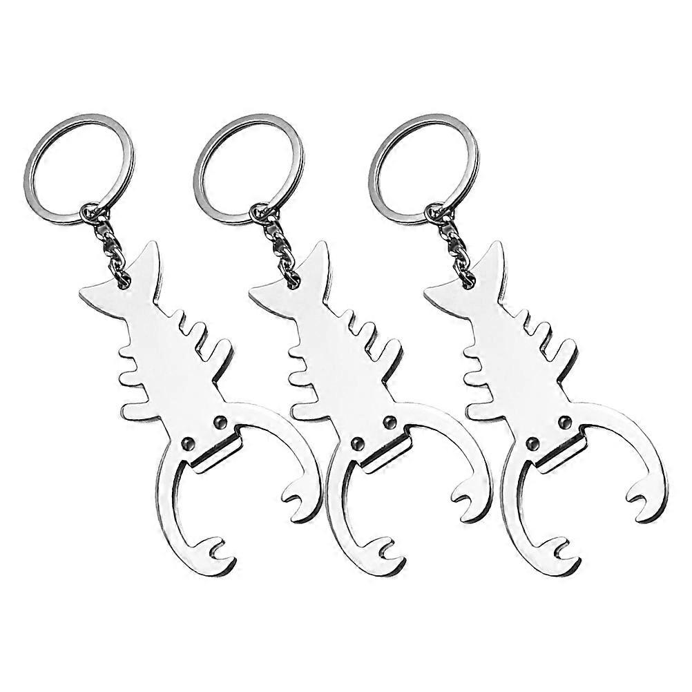 Bottle Opener Lobster Keychain Tool for Camping Use 9Pcs
