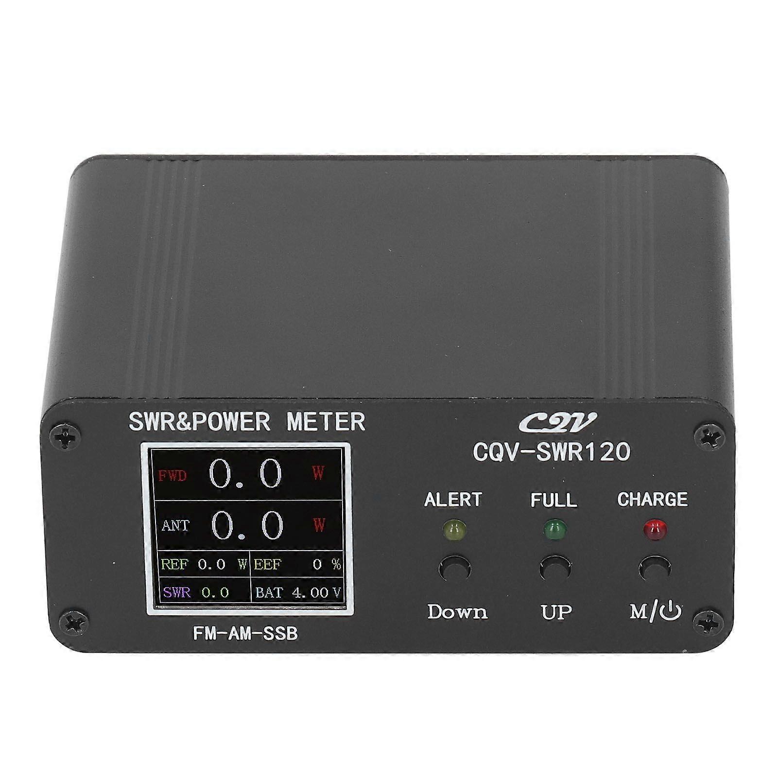 SWR Meter 120W 1.854Mhz 240x240 Farbbildschirm FM AM SSB Power Tester Tool mit Alarm