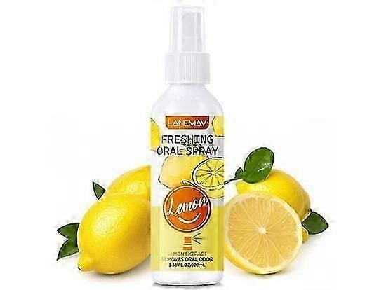 תרסיס לפה לימון, תרסיס לנשימה רעננה, תרסיס אוראלי בטעם פירות, תרסיס מרענן לנשימה פירותית, נלחם בריחות בפה, נייד קטן