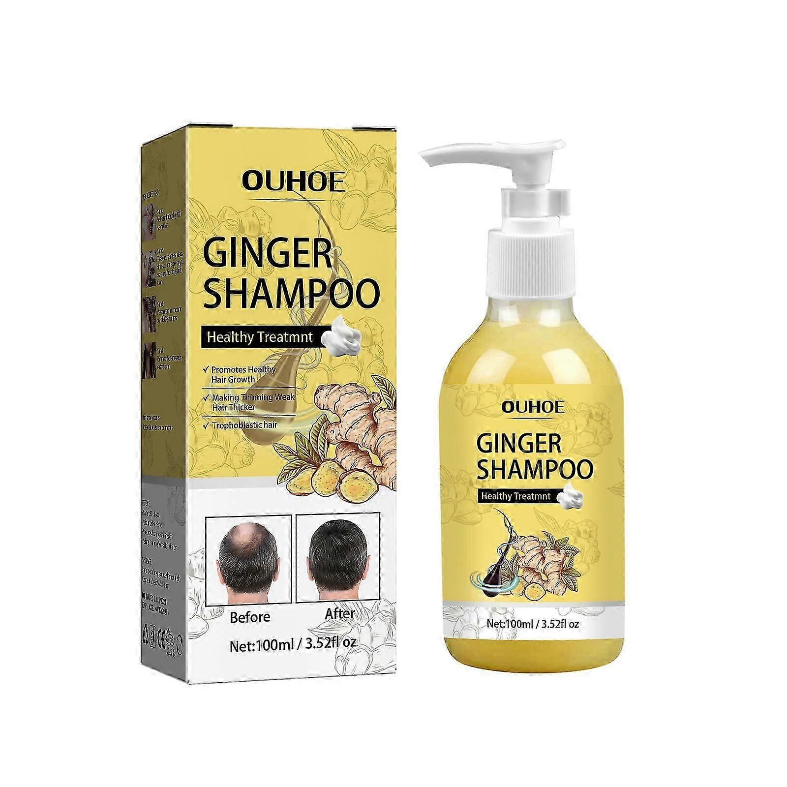2025 Ginger Dense Hair Shampoo for Moisturising and Reducing Scalp Itchiness