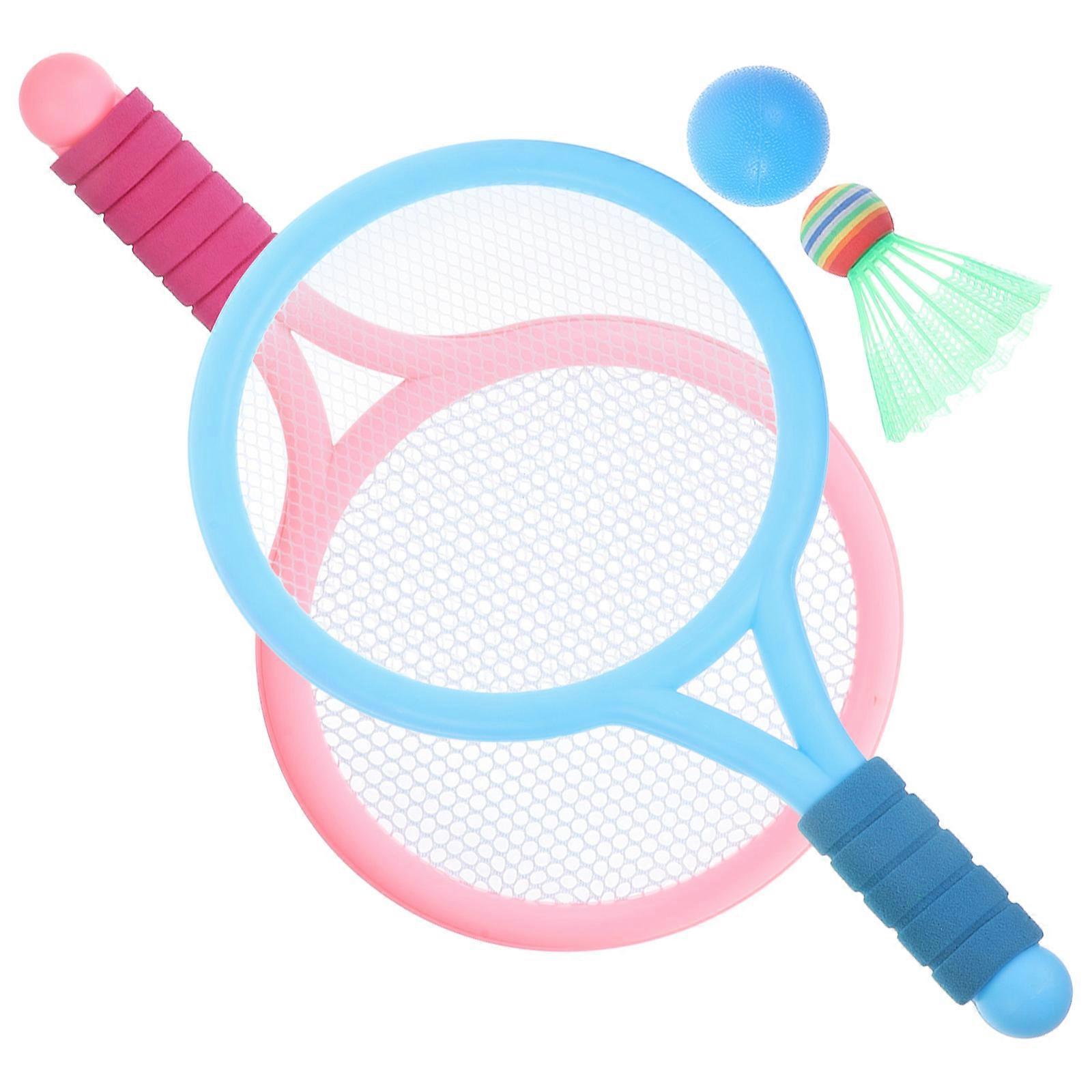 Kids Tennis Racket Badminton Game Tool 1Set Durable Sports Kit